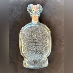 Schenley Clear Glass Decorative Bottle